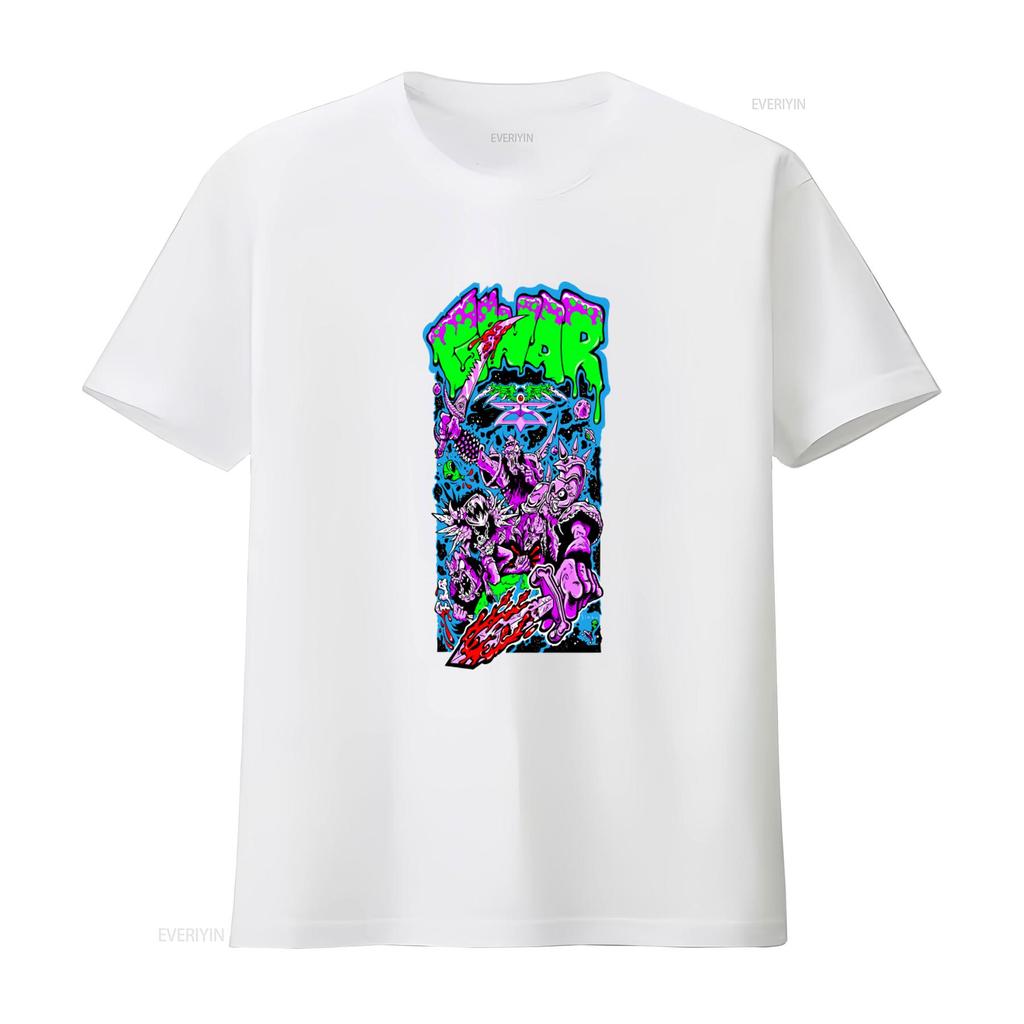 New Gwar Cotton T Shirt Black for All Sizes Punk Rock Band Design vintage Washed Slightly Versatile Stretched Soft streetwear