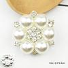 Ювелирные изделия из цветка с жемчужинами из бриллиантов, высококачественные аксессуары из сплава, стразы, популярные кнопки, сделай сам, 10 шт./компл., поставка кристаллов
