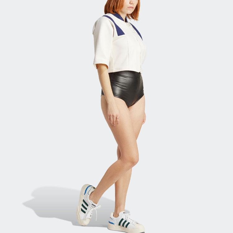 adidas Шорты Originals Blue Version с логотипом, женские, черные, IB4545