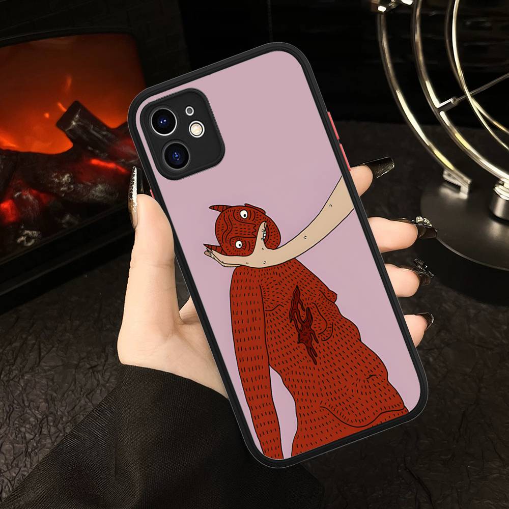 Polly Nor Print Phone Case For IPhone 16 15 14 11 12 13 Pro Max X Plus XS MAX Translucent Matte Cover