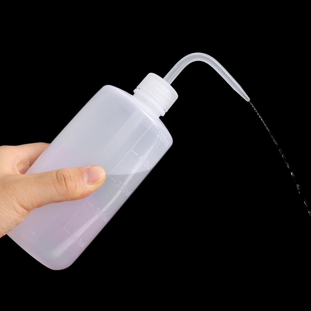250ml/500ml Plastic Washing Bend Curved Mouth Watering Can Alcohol Bottle Gardening