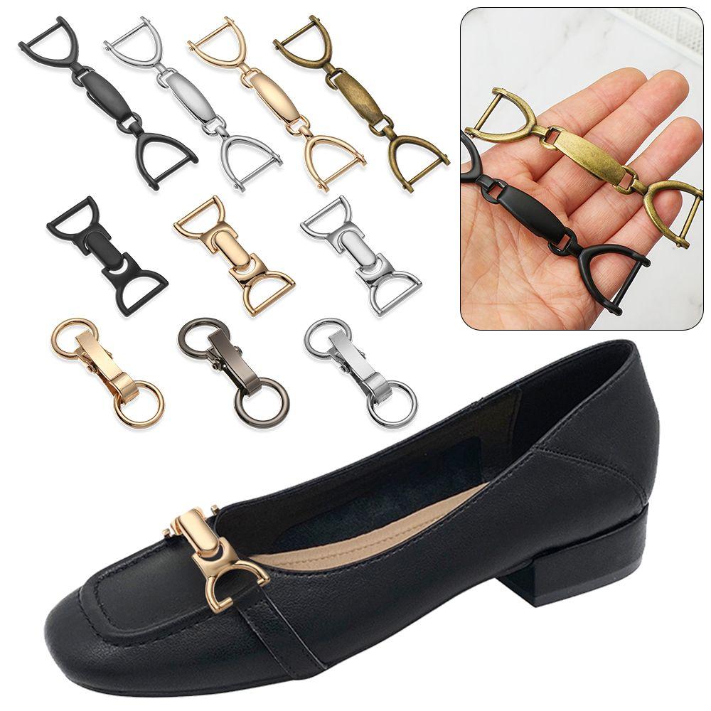 Аксессуары для одежды, фурнитура для одежды, металлическая цепочка для обуви, пряжки для обуви, сумка для обуви «сделай сам», металлические пряжки