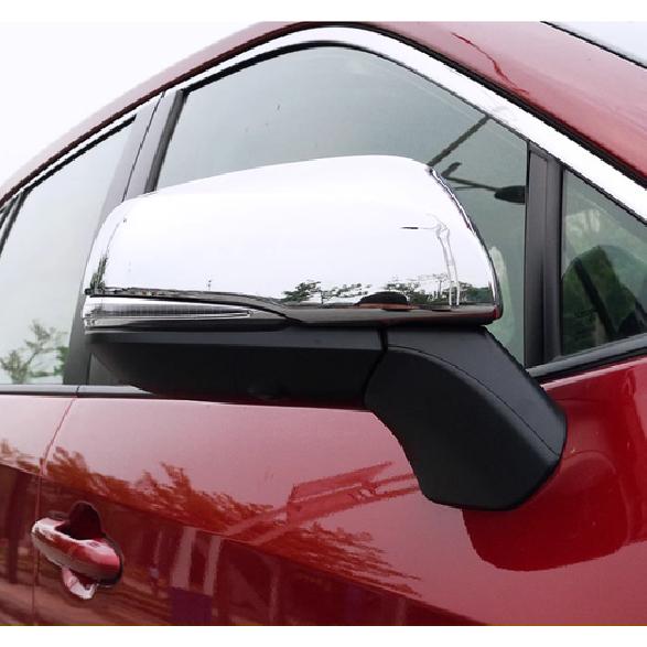 New Chrome Rearview Mirror Cover Trim 2CPS For Toyota Highlander -2024