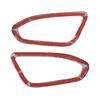 For BMW 1 2 Series F20 F21 F22 F23 2012-2018 ABS Carbon Fiber Texture 2pcs Car Interior Front Door Handle Bowl Frame Cover Trim