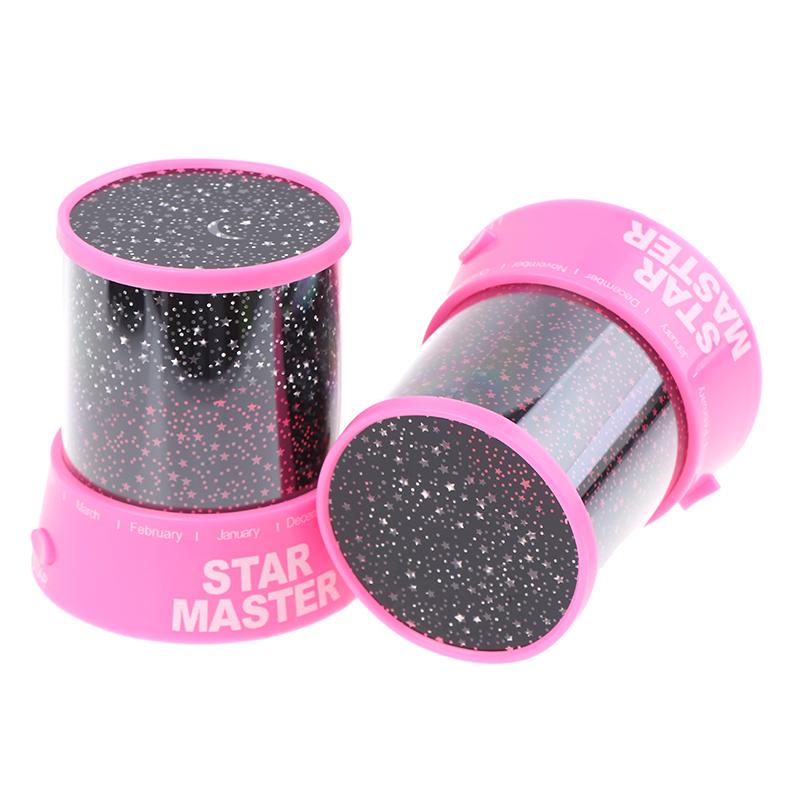 1шт светодиодный ночник проектор звездное небо звезда луна детский сон красочная лампа