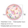 Pink Butterfly Birthday Party Tableware Set – Plates, Napkins, Tablecloth & Decorations