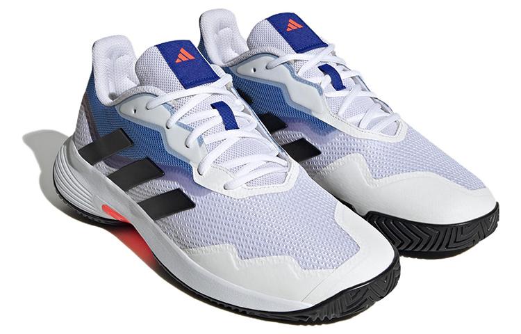 adidas Теннисные кроссовки Courtjam Control 'Белый Черный Синий' HQ8468