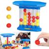 Bouncing Balls Board Game 2-4 Players Bouncing Ball Game Jumping Connect Funny Ball Board Game Table Top Battle Games for Kids