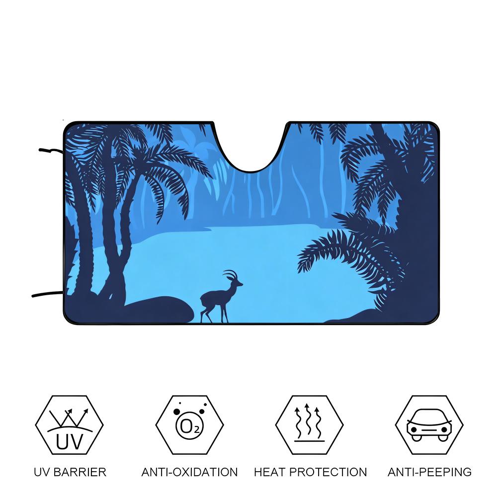 T-The Adventures of Prince Achmed Sun Visor Car sunshades, windshield sun visors, sun protection sunshades, novel car gifts.