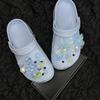 Cave Shoe DIY Accessory, Blue Series, Dreamy Light Gauze, Flower Pearl, Detachable Shoe Buckle, Shoe Flower, Shoe Accessory