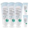 Vaseline Moisture Natural Очищающая пенка 225 мл x 3 + 50 мл x 2