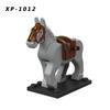 Plastic Blocks Mini Blocks Action Figures War Medieval Knight Horse  Wolf   Saddle  Bridle Toy Blocks For Children