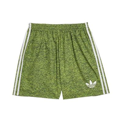 Оригинальные шорты Kerwin Frost Collaboration Series Grass Digital Print, повседневные шорты средней посадки, мужские шорты, цвет зеленый HI5623
