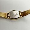 Использовались в хорошем рабочем состоянии женские наручные часы Seiko с ручным заводом, золотой корпус, зеленый циферблат
