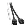 12 см компьютер материнская плата USB удлинитель кабель 9 контактов 1 мама на 2 папа Y разветвитель аудио HD удлинитель кабель концентратор разветвитель адаптер