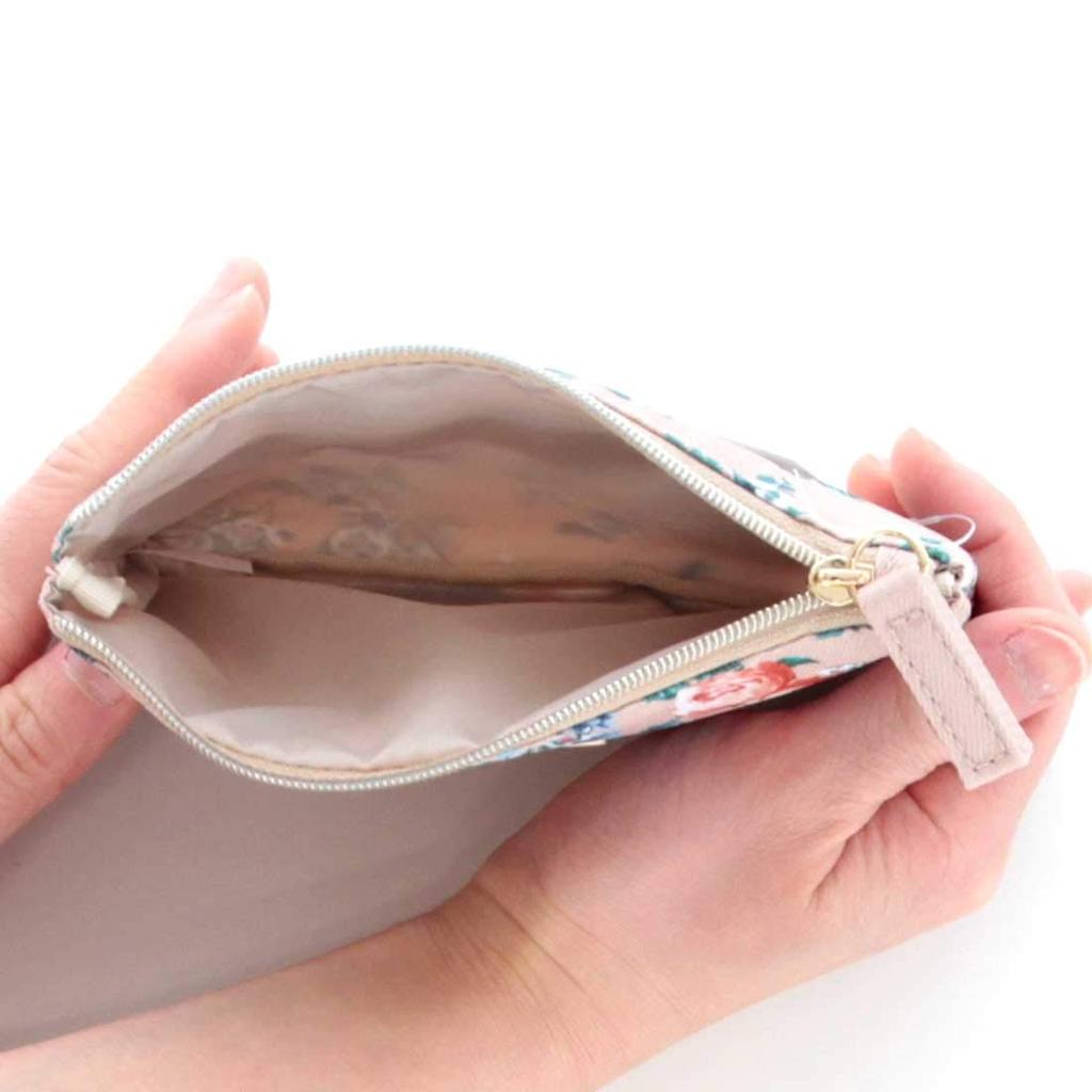 PAUL JOE ACCESSOIRES Tissue Pouch Pocket Tissue Case Pouch Floral Pattern 10cm x & (Paul & Joe) (Beige) Women's (Approx. 14cm) 107457-1202-04