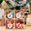 12Pcs Xmas Gifts Christmas Wooden Pendant Wooden Christmas Tree Ornaments  Christmas