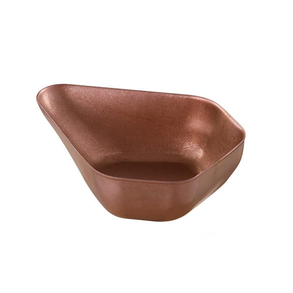 Stainless Steel Coffee Bean Dosing Cup Retro Wear-resistant Coffee Bean Scoop Smooth Surface Stackable Bean Weighing Tray