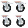 VidaXL Swivel Casters 4 Pcs 160 Mm