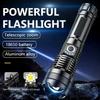 Most Powerful XHP50 LED Flashlight 18650 Rechargeable USB Torch Light Flashlights High Power Long Range Tactical Lantern