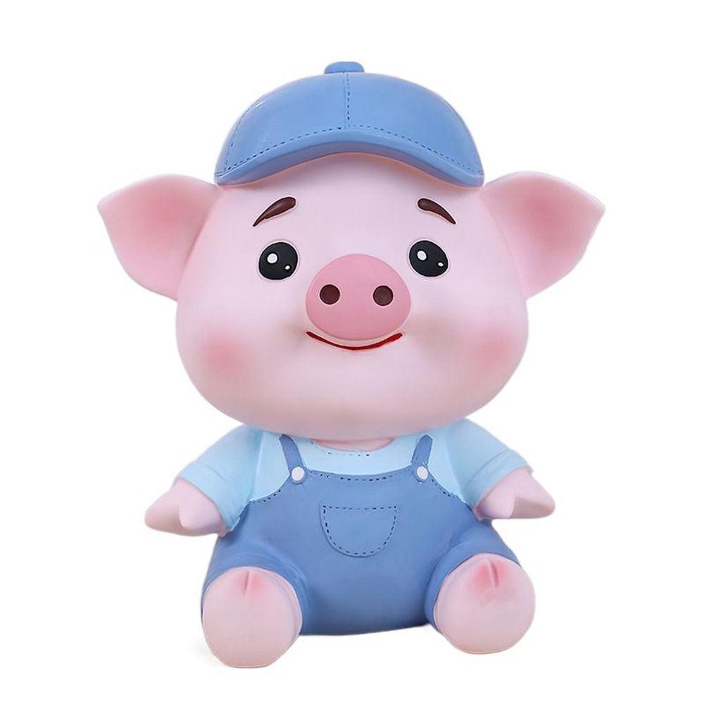 Cartoon Animal Piggy Bank Large Capacity Cartoon Piggy Bank Multi-purpose Pig Savings Can  Indoor