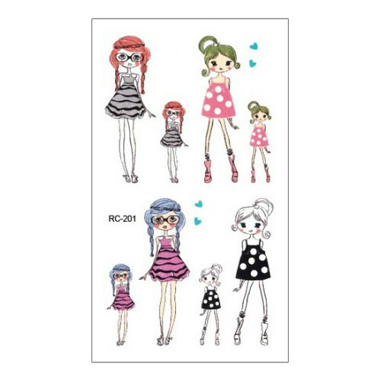 Водонепроницаемые цветные наклейки-татуировки для всех возрастов