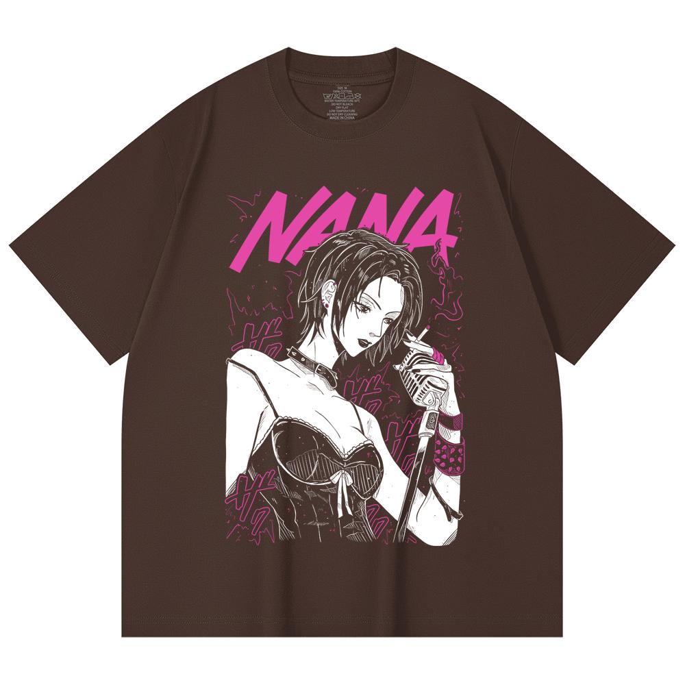 230 Gsm 100% Cotton Nana V1 Osaki Print Unisex Heavy Cotton T Shirt