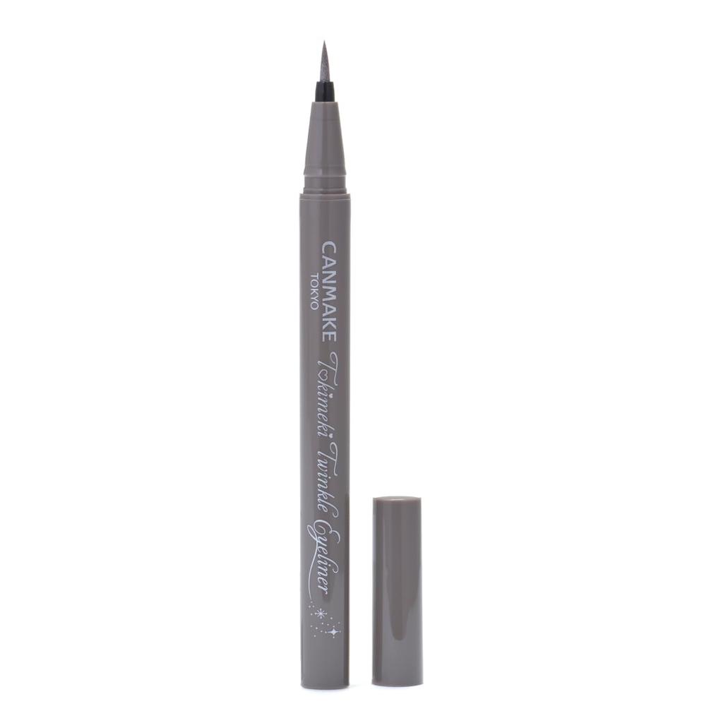 CANMAKE Подводка для глаз Tokimeki Twinkle Eyeliner 03 Spiral Galaxy Liquid Eyeliner Fine Pearl Felt Pen Grey