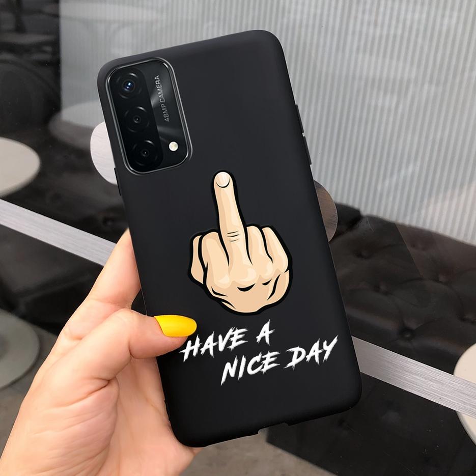 For Oppo A74 4G Case CHP2219 New Fashion Soft Silicone Phone Back Cover For Oppo A74 5G OppoA74 A 74 Cases Fundas Cartoon Bumper