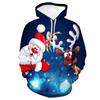 Unisex Christmas Sweatshirt 3D Print Funny Xmas Pullover Men's Hoodie Men Spring Autumn Fashion Casual Jacke Hooded Clothing