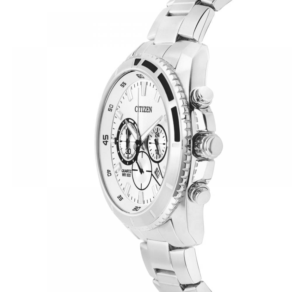 Citizen An8200 50a Хронограф Мужские Металлические Часы