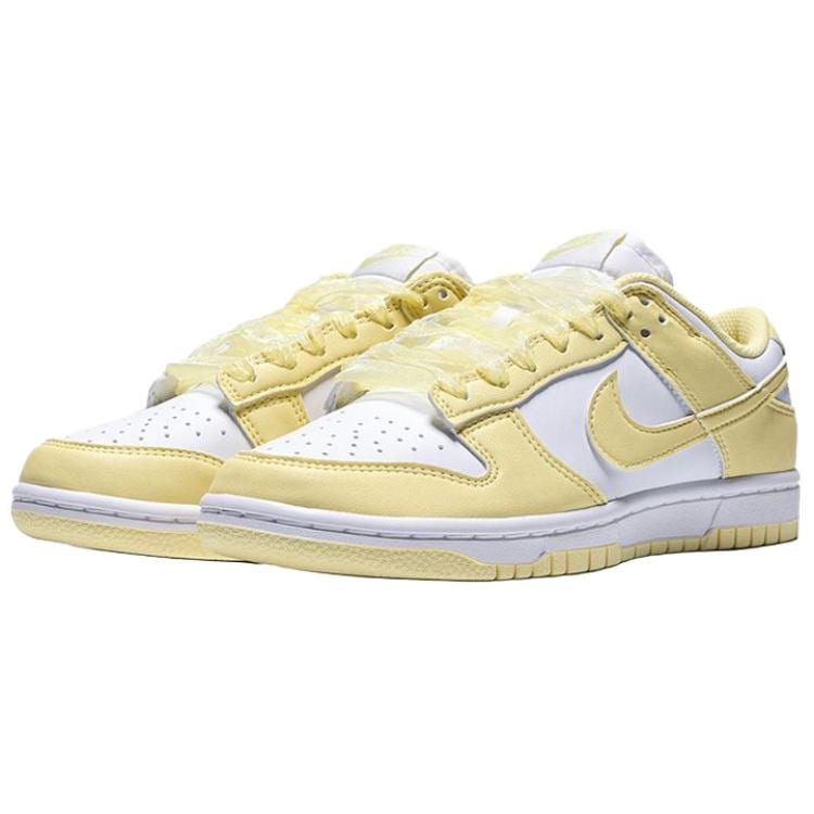 Nike Кроссовки для скейтбординга Nike Dunk Женские Низкие Бело-Желтые IX5021-171