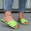 Fashion Summer New Women Slippers Flat Bottom Non-slip Outdoor Open Toe Beach Female Sandals Sexy Fashion Design Slides Woman Shoes
