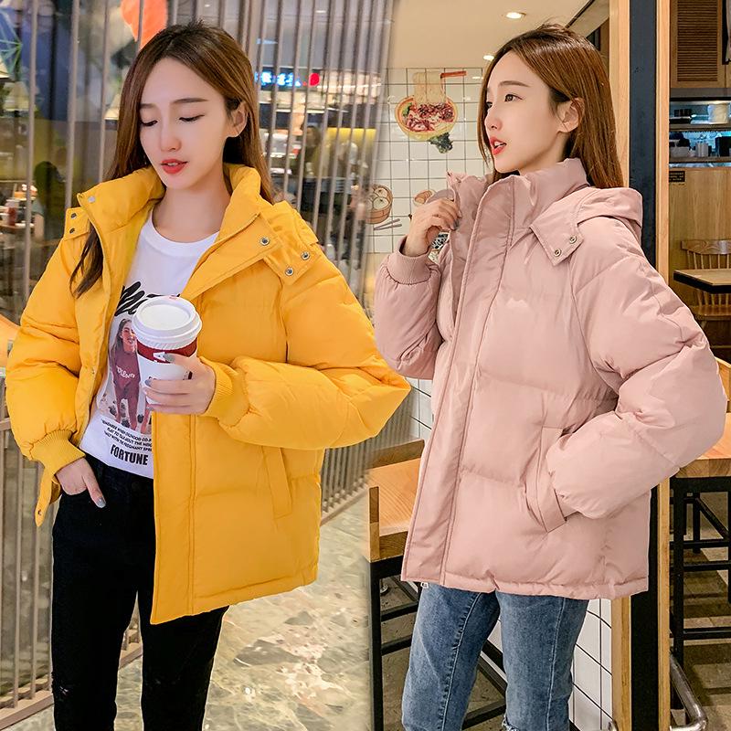 Winter Cotton Clothes Women's Short Loose Cotton Coat Bread Clothes Plus Size Jacket