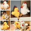 Мягкие игрушки Курица Плюшевая игрушка Мягкая подушка Плюшевые петухи Плюшевая кукла-цыпленок Подарок на день рождения