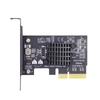 Xiwai 20Gbps USB Gen2 Front Panel Socket To 4X Express Card Adapter for Desktop Motherboard 3.2 Type-C/Type-E PCI-E