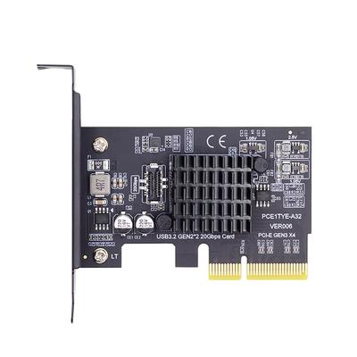 Xiwai 20 Гбит/с USB Gen2 Разъем на передней панели к адаптеру 4X Express Card для материнской платы настольного ПК 3.2 Type-C/Type-E PCI-E