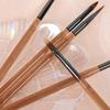 Прозрачная коричневая акриловая кисточка для ногтей Кисть для рисования УФ-гелем Кисть для рисования линий на ногтях Кисти для рисования градиентов Инструменты для маникюра и дизайна ногтей