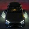 Проекционный свет в зеркале заднего вида Mercedes-Benz AMG для C, E, S-Class, GLC и GLB - Приветственный свет «Крылья Ангела».
