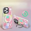 Smudged Strawberry Cake Stand Suitable for 16 Fulcrum Mobile Phone Case 13promax High-end Sense 15 Magnetic 14 Energy Women