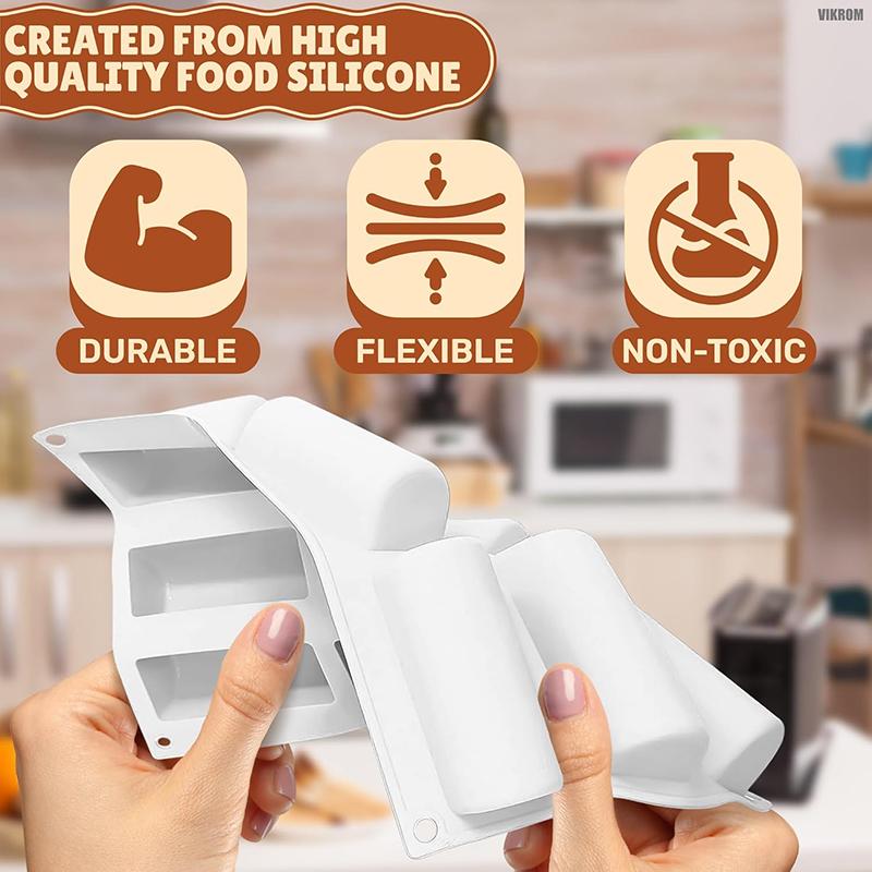 Форма для выпечки 9-ти полый бревенчатый торт 3D-рулонный цилиндр кондитерский десерт шоколадный хлеб протеиновый и энергетический батончик кухонные принадлежности