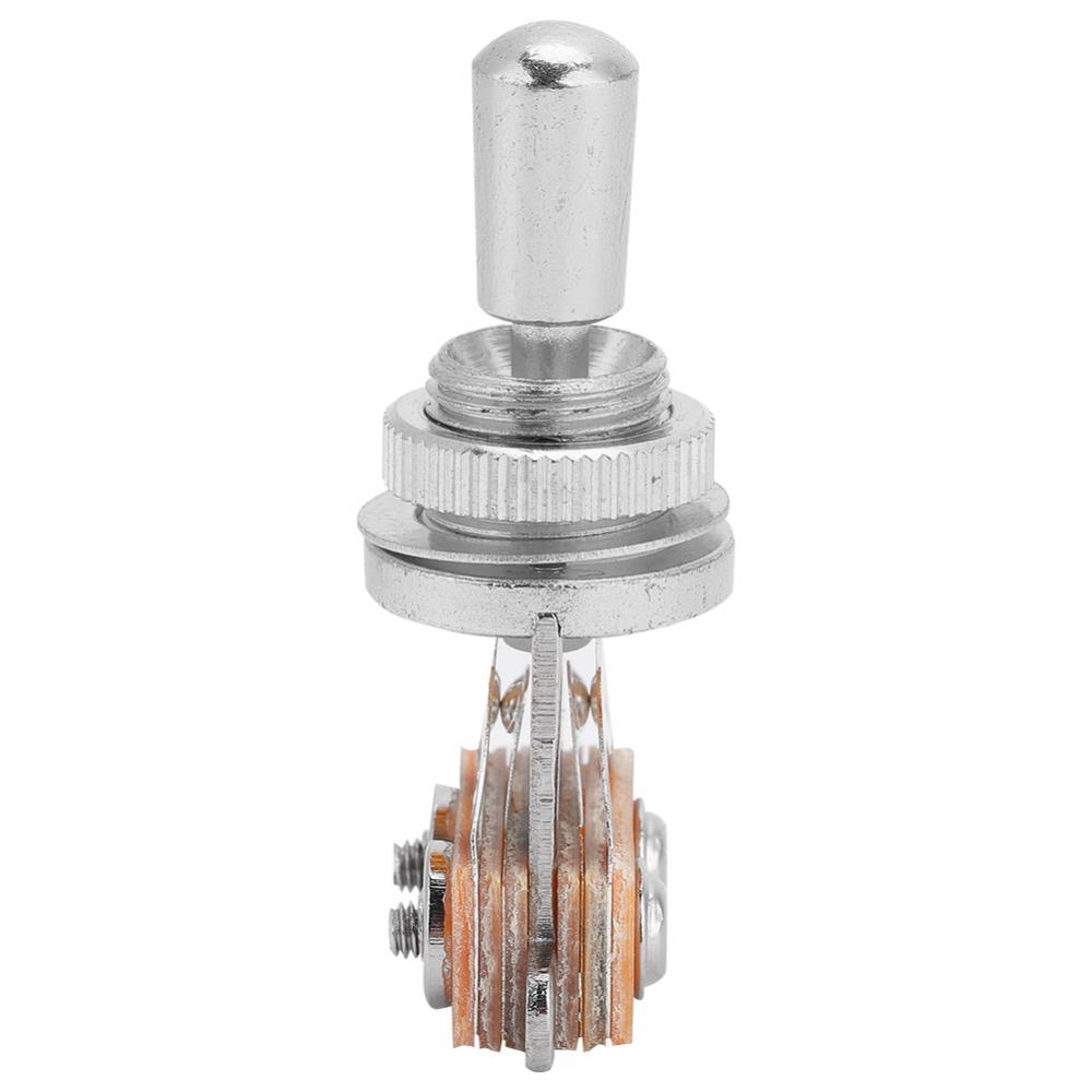 2PCS Metal + Electron 3 Way Pickup Selector Compact Electric Guitar Switch LP Electric Guitar