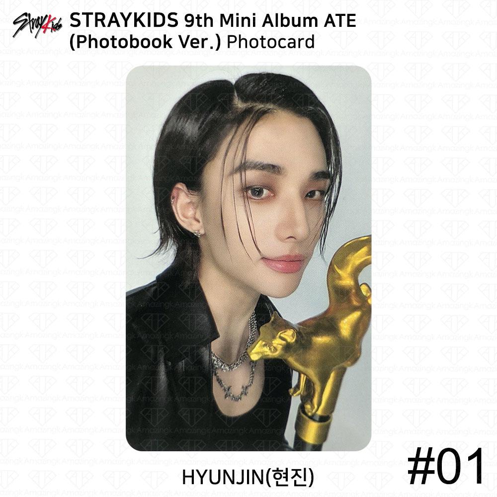 Stray Kids 9th Mini Album Официальная фотокарточка ATE Chk Chk