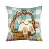 Easter Pillow Covers Decorations Cases For Home Holiday Set Of 4 Easter Pillowcase Holiday Home Sofa Bedside Pillowcase