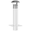 Chimney Rain Cover Silver 20 x 20 x 18 cm Stainless Steel