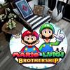 Luigi mario pattern round rug,Carpet Rug for Living Room Bedroom Playroom ,Non-slip Floor Mat,Holiday Gifts and Birthday Gifts.