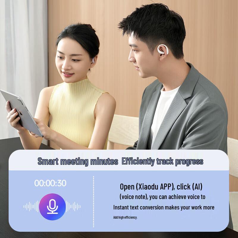 Xiaodu S200 AI Переводчик Спортивная Bluetooth-гарнитура с открытым ухом