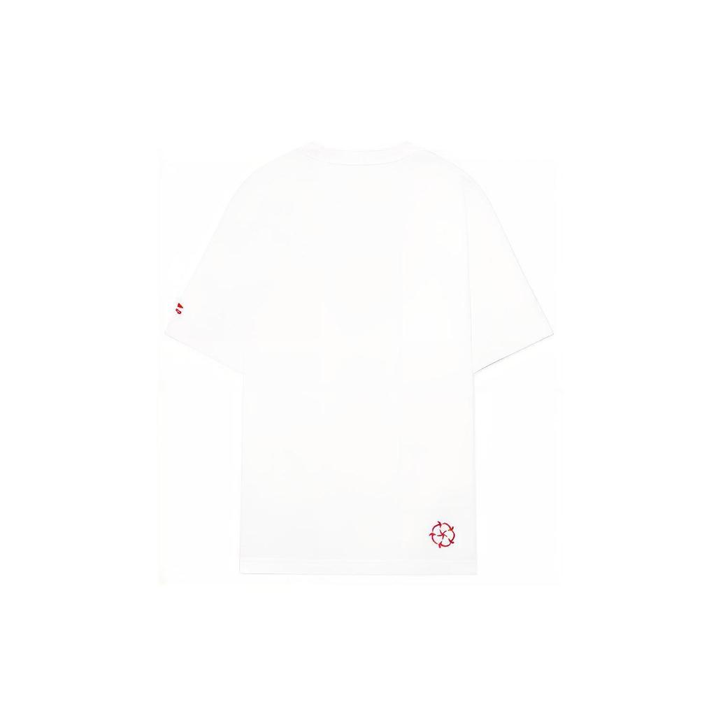 Футболка Li Ning Sport Fashion Series с круглым вырезом и коротким рукавом, мужская, белая AHSRB91-4