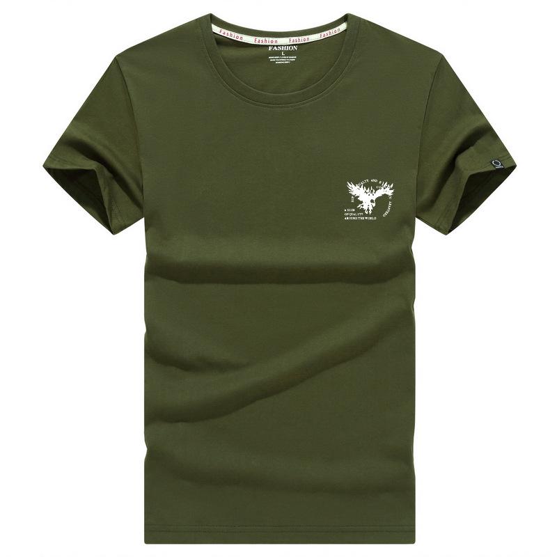 Мужская хлопковая футболка. Размеры S-5XL