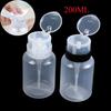 200mL UV Gel Cleaner Pump Dispenser Container Empty Bottle Clean Acetone  Nail Polish Remover